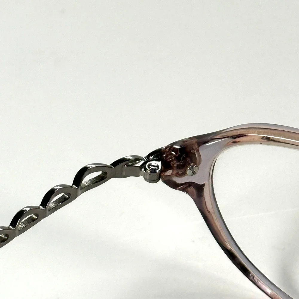 MODERN OPTICAL Audrey‎ Blue Eyeglasses Frame Only 52-15-135 Womens Clear Pink